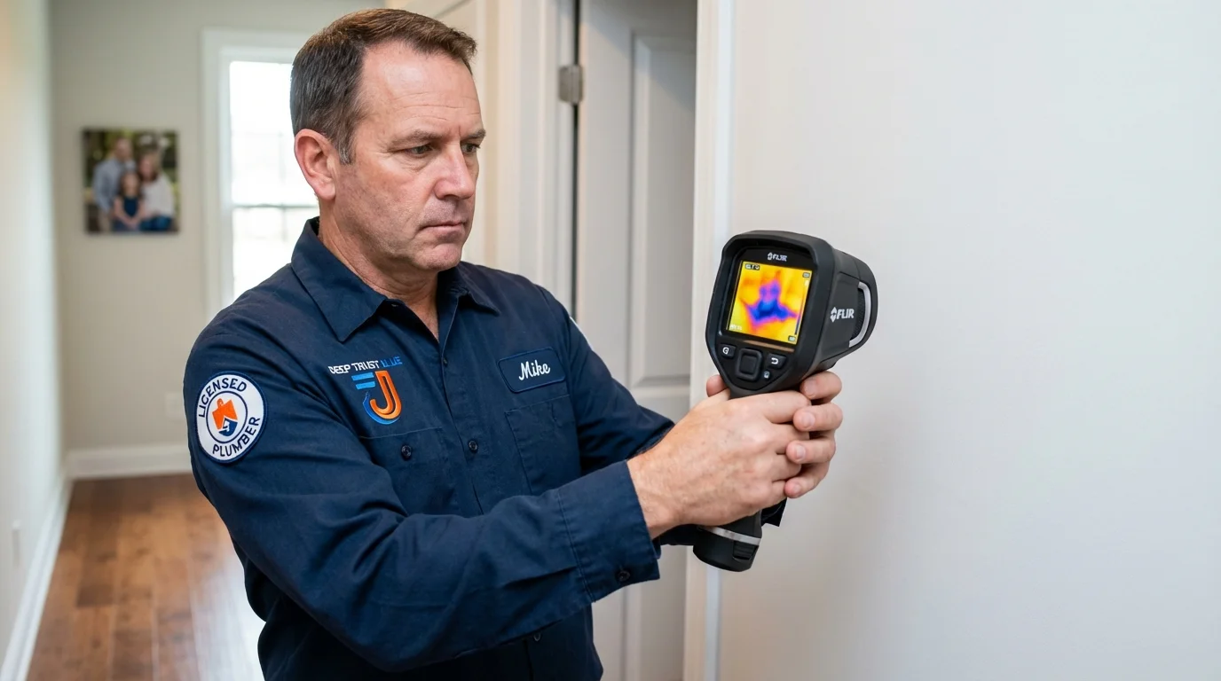 Thermal imaging leak detection by Johns Plumbing LLC in Dumas